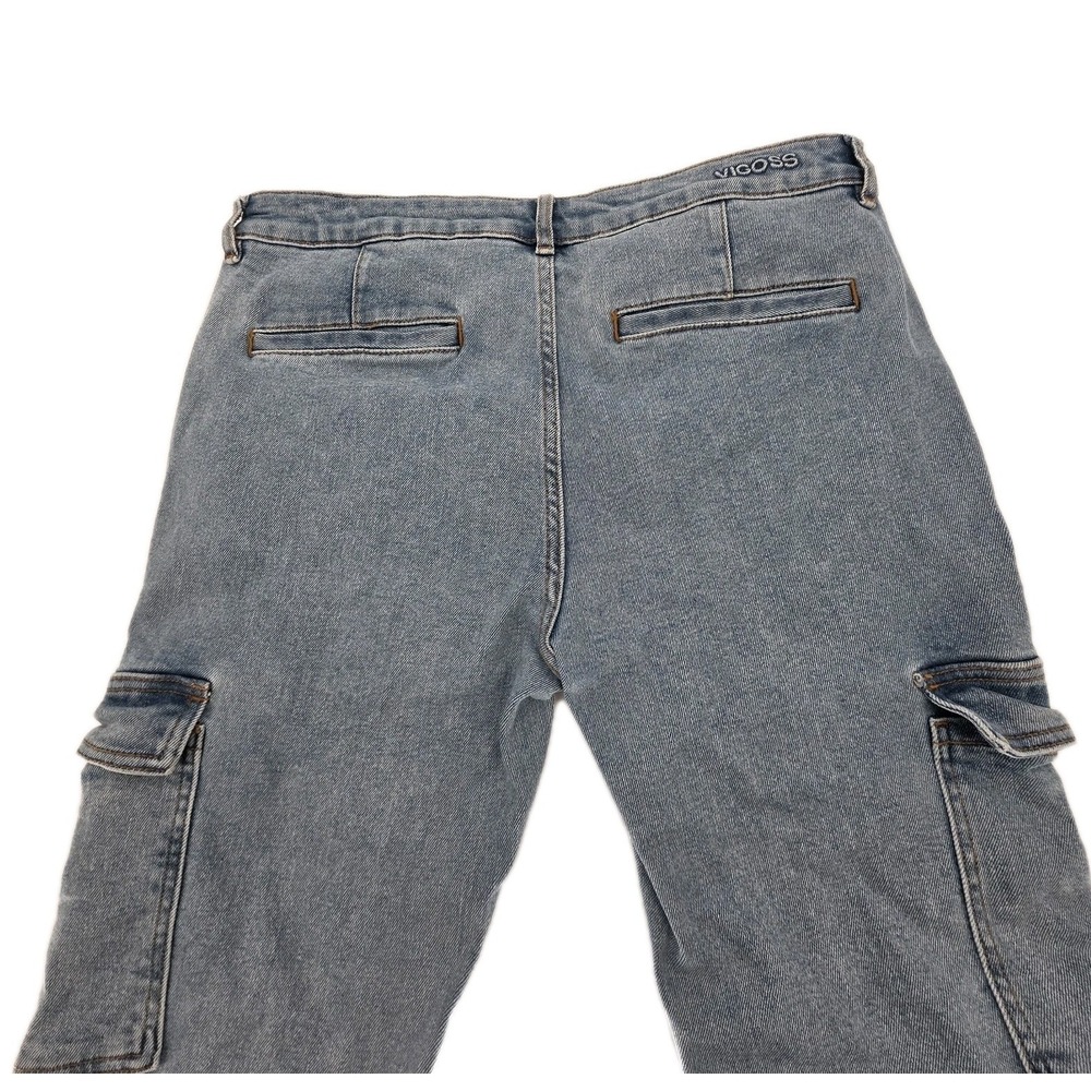 VIGOSS Jagger Boot Cut Jeans Women 30 Cargo Stretch Waist 32, Inseam 30.5 Denim - Picture 4 of 12